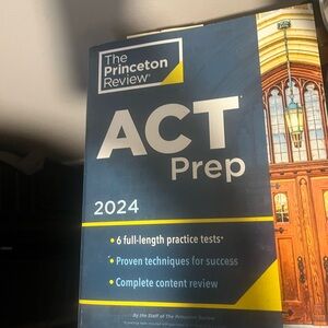 The Princeton Review ACT Prep 2024 Book